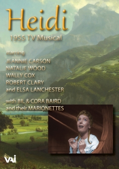 HEIDI: TV Musical, Jeannie Carson, Natalie Wood (DVD)